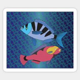 Beauty of fish Sticker